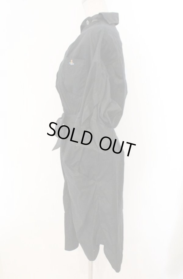 画像4: ヴィヴィアンウエストウッド 中古 / 変形カラーシャツワンピース 36 レッド  O-26-02-15-031-op-YM-OS (4)