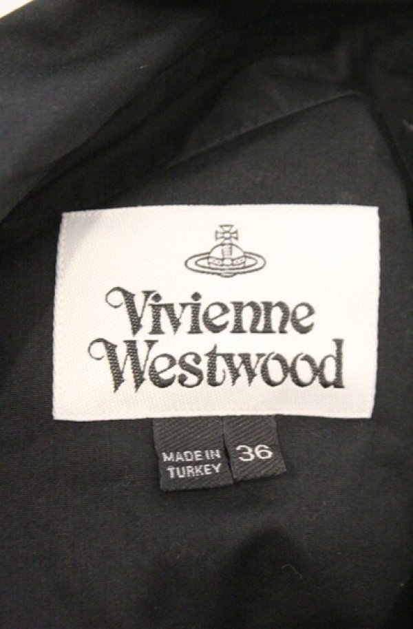 画像6: ヴィヴィアンウエストウッド 中古 / 変形カラーシャツワンピース 36 レッド  O-26-02-15-031-op-YM-OS (6)