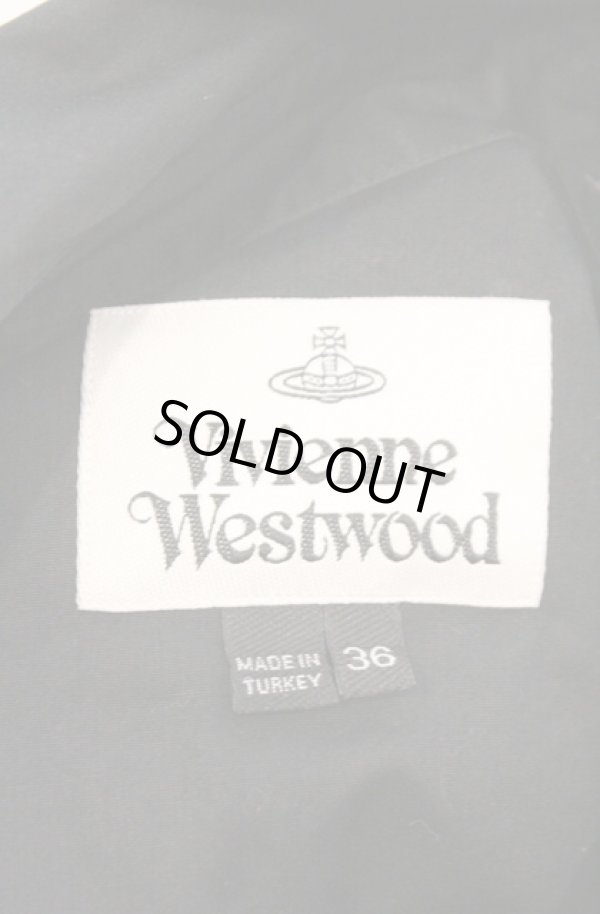 画像6: ヴィヴィアンウエストウッド 中古 / 変形カラーシャツワンピース 36 レッド  O-26-02-15-031-op-YM-OS (6)