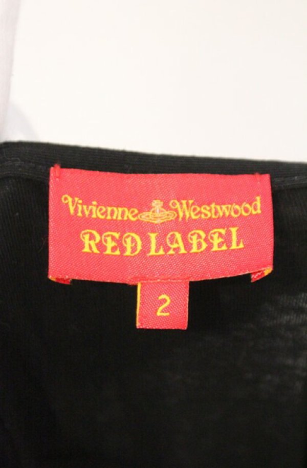 画像5: ヴィヴィアンウエストウッド 中古 / ギャザー切リ替エスクエアカットワンピース 2 ブラック  O-26-02-15-032-op-YM-OS (5)