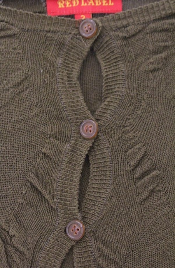 画像2: ヴィヴィアンウエストウッド 中古 / オーブロープカーディガン 2 カーキグリーン  O-26-02-15-035-to-IG-OS (2)