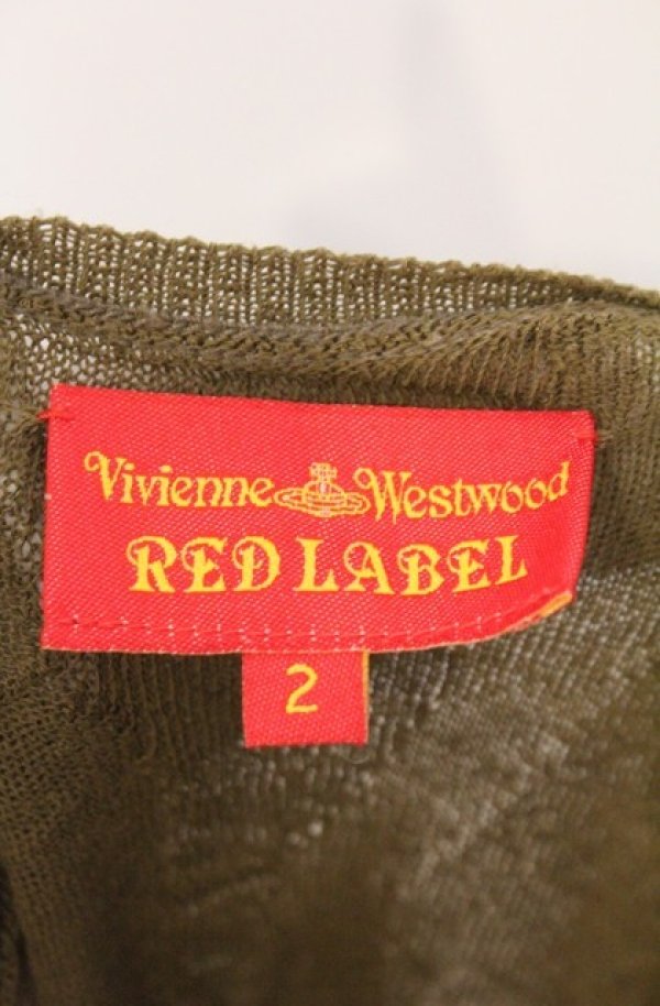 画像5: ヴィヴィアンウエストウッド 中古 / オーブロープカーディガン 2 カーキグリーン  O-26-02-15-035-to-IG-OS (5)
