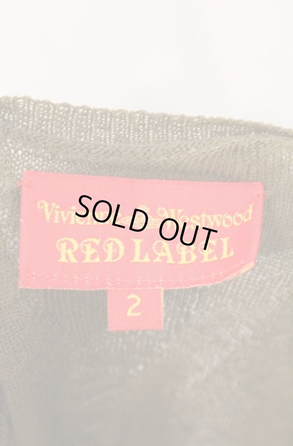 画像5: ヴィヴィアンウエストウッド 中古 / オーブロープカーディガン 2 カーキグリーン  O-26-02-15-035-to-IG-ZH (5)