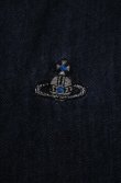 画像2: ヴィヴィアンウエストウッド MAN 中古 / INDIGO フリップサイド ロングシャツ 46 インディゴ  O-26-02-15-001-bl-YM-OS (2)