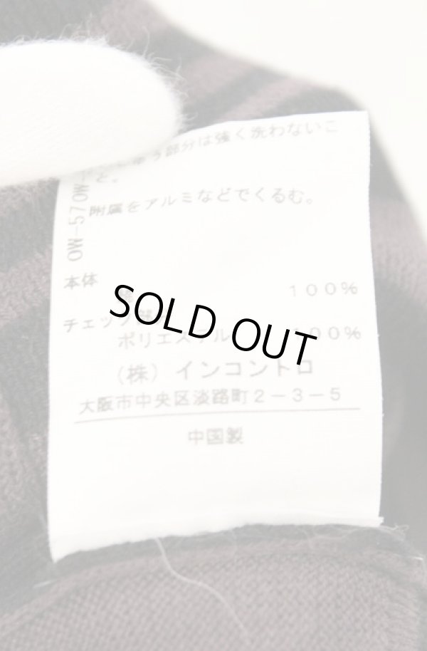 画像6: ヴィヴィアンウエストウッド 中古 / 切リ替エチェックカーディガン 2 ブラック  O-26-02-15-036-to-IG-OS (6)