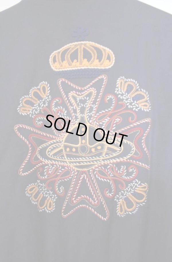 画像5: ヴィヴィアンウエストウッド MAN 中古 / アシンメトリックスカジャン ジャケット 46 ネイビーｘレッド  O-26-02-15-004-jc-YM-OS (5)