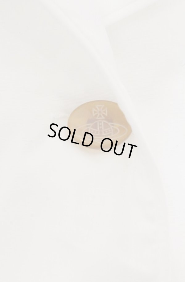 画像3: ヴィヴィアンウエストウッド 中古 / 開襟ブラウス 38 ホワイト  O-26-02-15-044-bl-YM-OS (3)