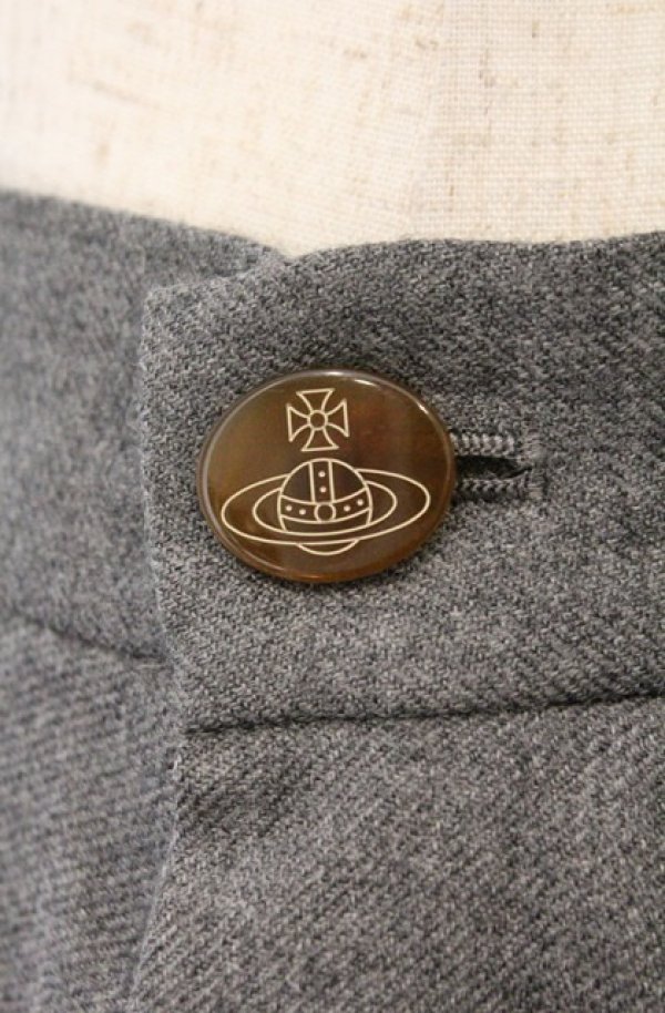 画像3: ヴィヴィアンウエストウッド 中古 / タイトミディスカート 2 グレー  O-26-02-15-054-sk-IG-OS (3)