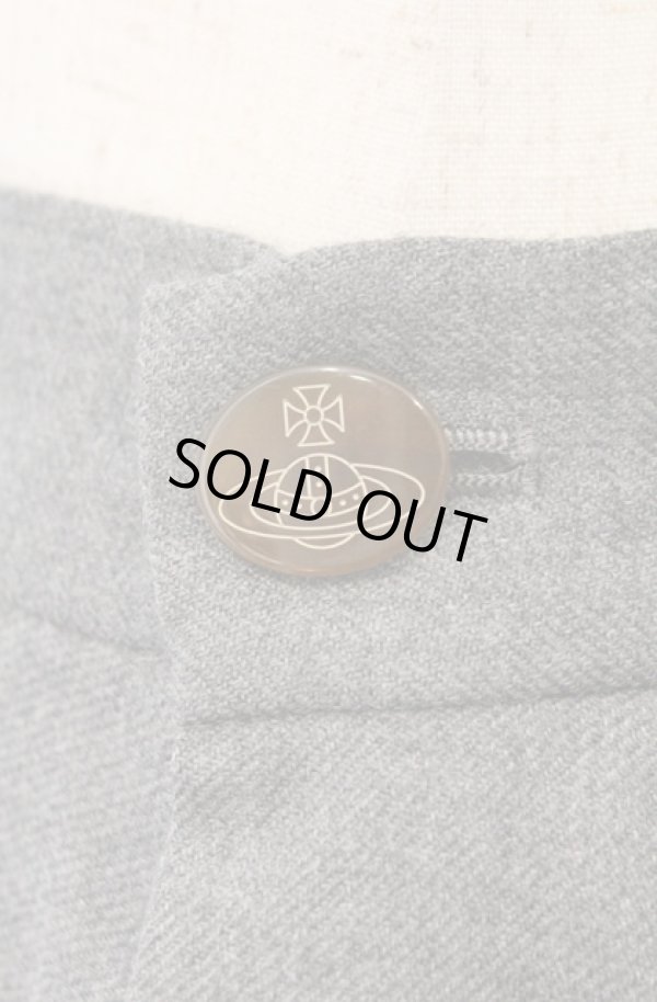 画像3: ヴィヴィアンウエストウッド 中古 / タイトミディスカート 2 グレー  O-26-02-15-054-sk-IG-OS (3)