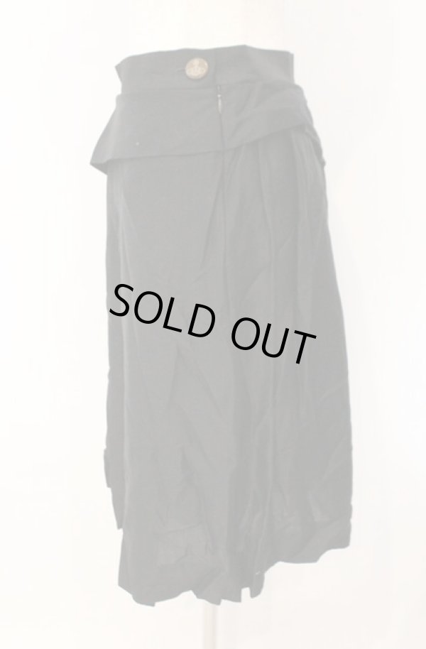 画像3: ヴィヴィアンウエストウッド 中古 / レイヤード風スカート 2 ブラック  O-26-02-15-055-sk-IG-OS (3)