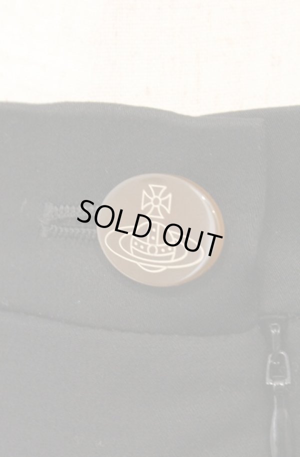 画像4: ヴィヴィアンウエストウッド 中古 / レイヤード風スカート 2 ブラック  O-26-02-15-055-sk-IG-OS (4)