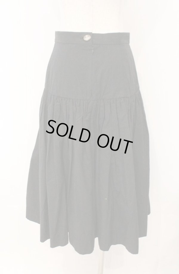 画像3: ヴィヴィアンウエストウッド 中古 / タックフレアスカート 2 ブラック  O-26-02-15-058-sk-YM-OS (3)