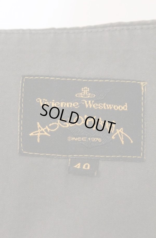 画像5: ANGLOMANIA 中古 / 台形スカート 40 カーキブラウン  O-26-02-15-059-sk-IG-OS (5)