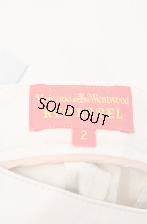 画像5: ヴィヴィアンウエストウッド 中古 / オーブボタンプレーンパンツ 2 アイボリー  O-26-02-15-061-pa-IG-OS (5)