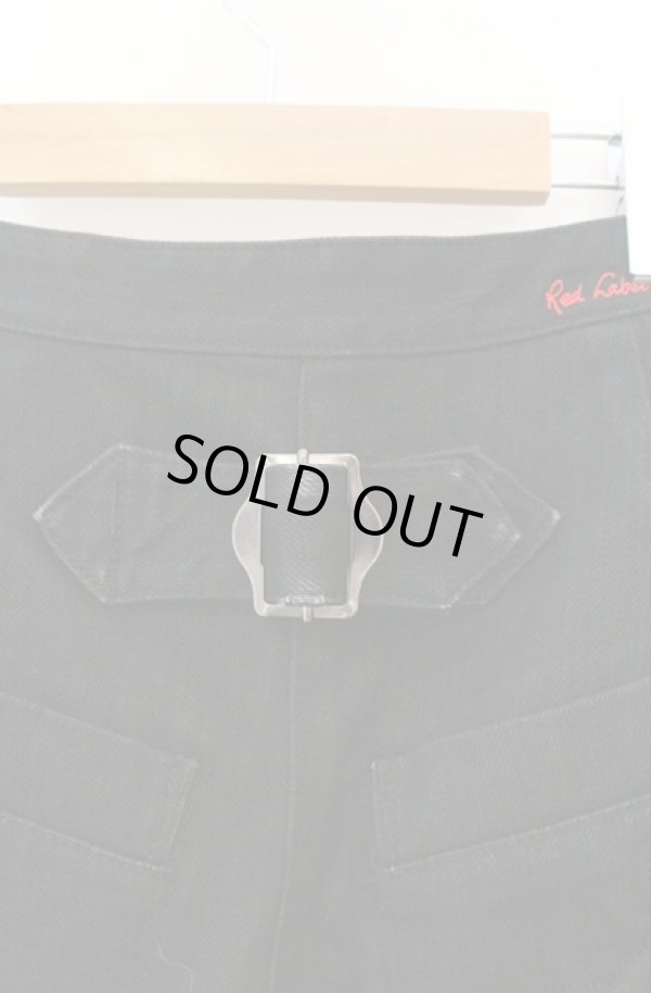 画像5: ヴィヴィアンウエストウッド 中古 / フロントスカートデニムパンツ 1 ブラック  O-26-02-15-065-sk-IG-OS (5)