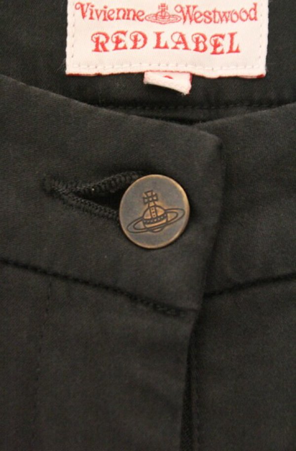 画像2: ヴィヴィアンウエストウッド 中古 / ストレッチパンツ 2 ブラック  O-26-02-15-066-pa-IG-OS (2)