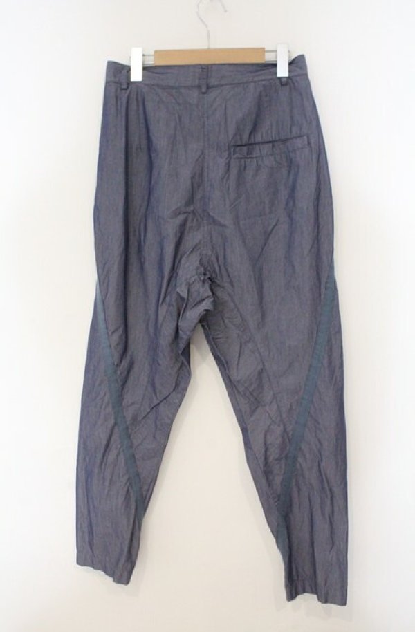 画像4: ANGLOMANIA 中古 / ラインテープパンツ 36 ブルー  O-26-02-15-067-pa-IG-OS (4)