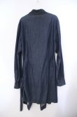 画像4: ヴィヴィアンウエストウッド MAN 中古 / INDIGO フリップサイド ロングシャツ 46 インディゴ  O-26-02-15-001-bl-YM-OS (4)