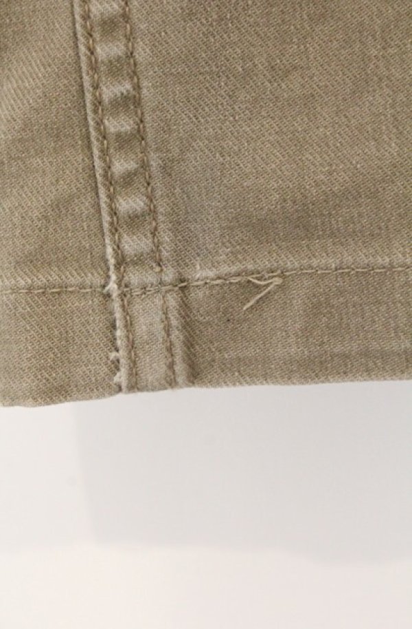 画像3: ヴィヴィアンウエストウッド 中古 / シューカットデニムパンツ 2 オリーブ  O-26-02-15-070-pa-YM-OS (3)