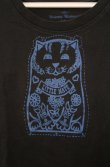 画像2: ヴィヴィアンウエストウッド 中古 / マトリョーシカプリントTシャツ 2 ブラック×ブルー  O-26-02-15-008-ts-IG-OS (2)