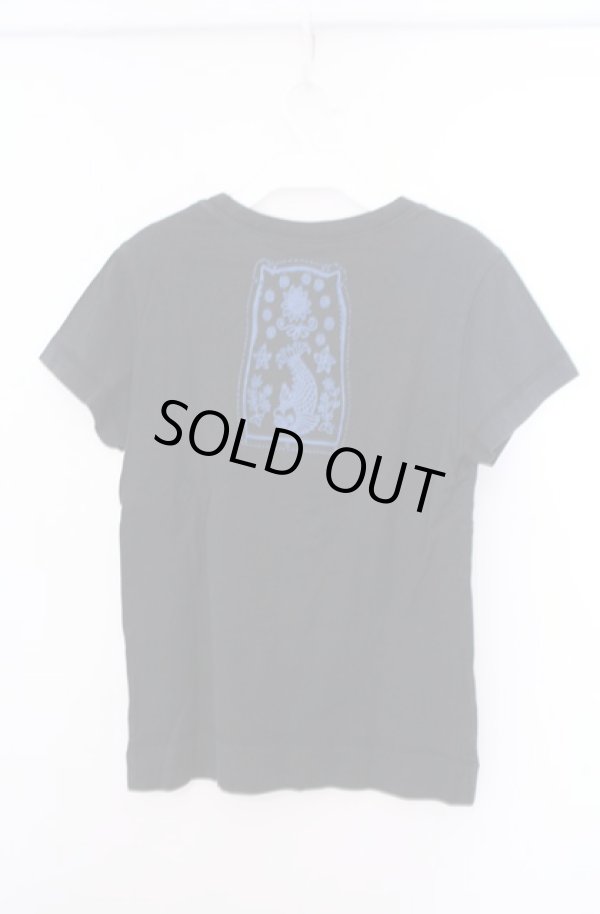 画像3: ヴィヴィアンウエストウッド 中古 / マトリョーシカプリントTシャツ 2 ブラック×ブルー  O-26-02-15-008-ts-IG-OS (3)