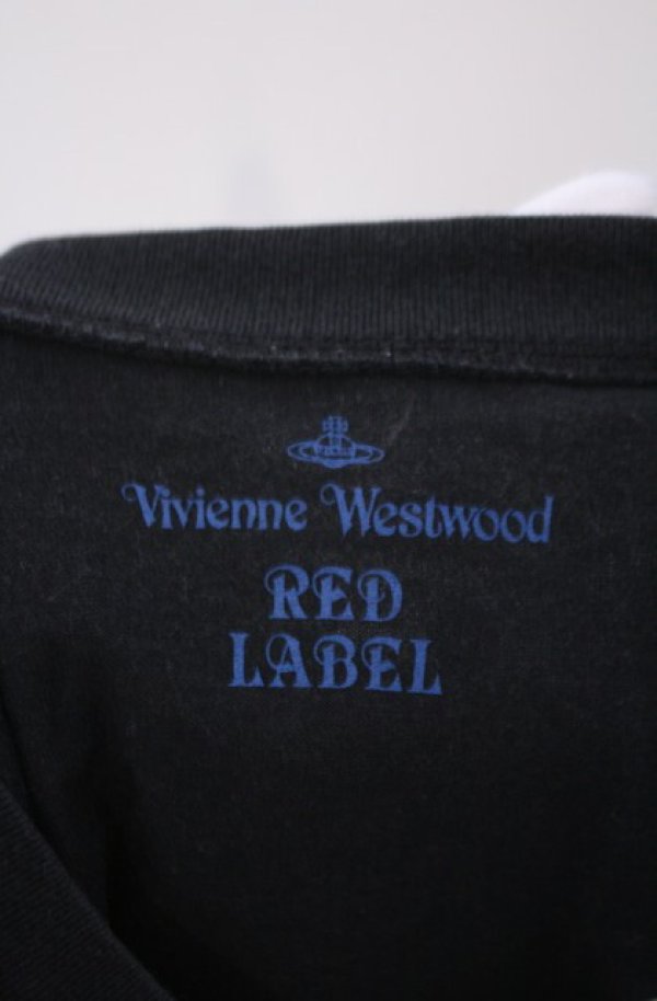 画像5: ヴィヴィアンウエストウッド 中古 / マトリョーシカプリントTシャツ 2 ブラック×ブルー  O-26-02-15-008-ts-IG-OS (5)