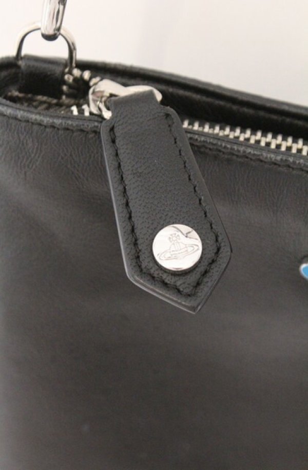 画像3: ヴィヴィアンウエストウッド 中古 / SQUIRE NEW SQUARE CROSSBODY  ブラック  O-26-02-15-081-ba-IG-OS (3)