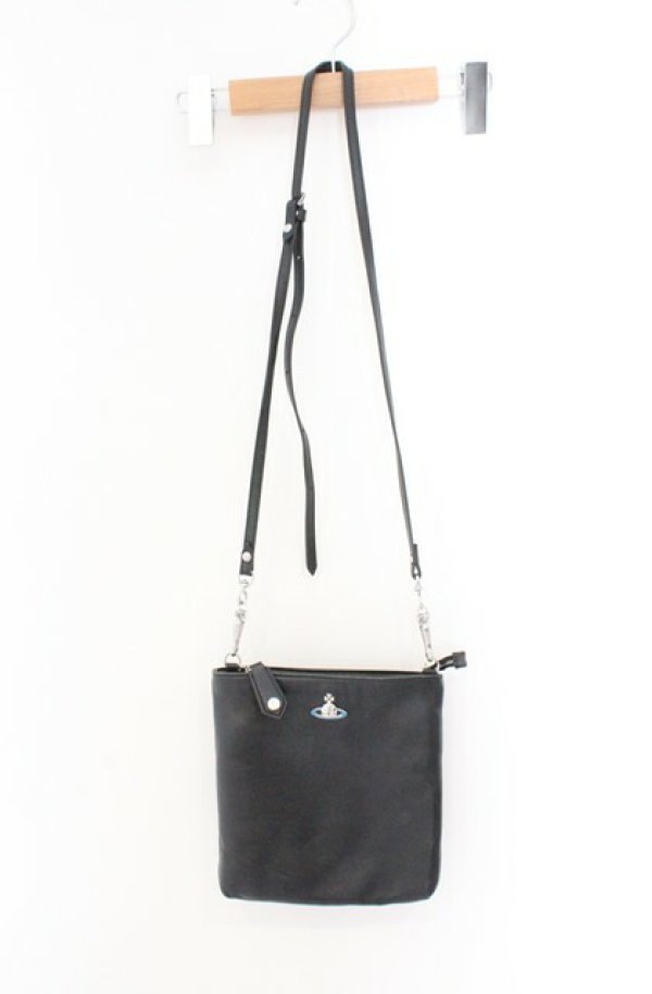 画像4: ヴィヴィアンウエストウッド 中古 / SQUIRE NEW SQUARE CROSSBODY  ブラック  O-26-02-15-081-ba-IG-OS (4)
