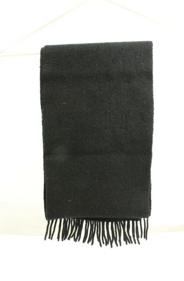 画像3: ヴィヴィアンウエストウッド 中古 / カラーオーブ刺繍マフラー  ブラック  O-26-02-15-085-gd-YM-OS (3)