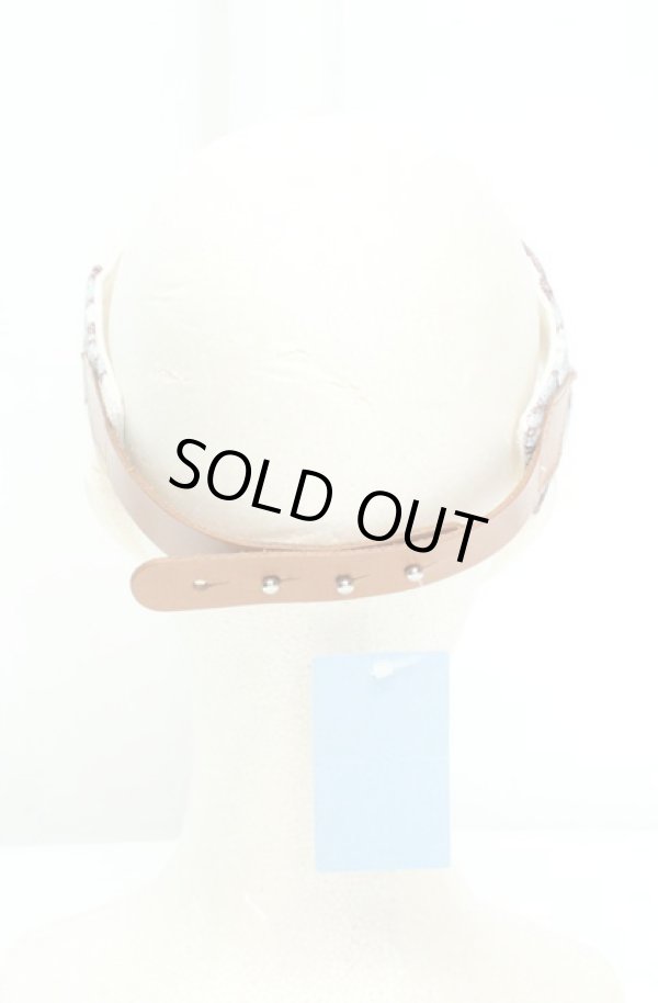 画像4: ヴィヴィアンウエストウッド 中古 / ダンシングフラワーサンバイザー  アイボリーｘブラウン  O-26-02-15-090-ha-YM-ZH (4)