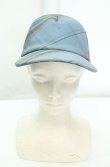 画像3: ヴィヴィアンウエストウッド 中古 / チェックキャップ  ブルー  O-26-02-15-091-ha-YM-OS (3)