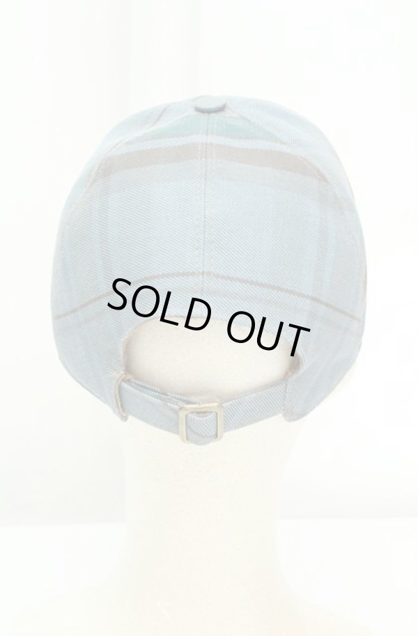 画像4: ヴィヴィアンウエストウッド 中古 / チェックキャップ  ブルー  O-26-02-15-091-ha-YM-OS (4)