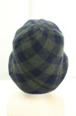 画像4: ヴィヴィアンウエストウッド 中古 / ウールチェックバケットハット M-S グリーンｘネイビー  O-26-02-15-092-ha-YM-OS (4)