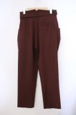 画像3: ヴィヴィアンウエストウッド MAN 中古 / クレイジーベルトトラウザーズパンツ 44 ワイン  O-26-02-15-010-pa-YM-OS (3)