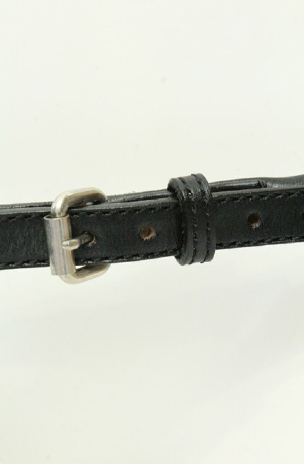 画像3: ヴィヴィアンウエストウッド 中古 / レザータグベルト  ブラック  O-26-02-15-100-gd-YM-OS (3)