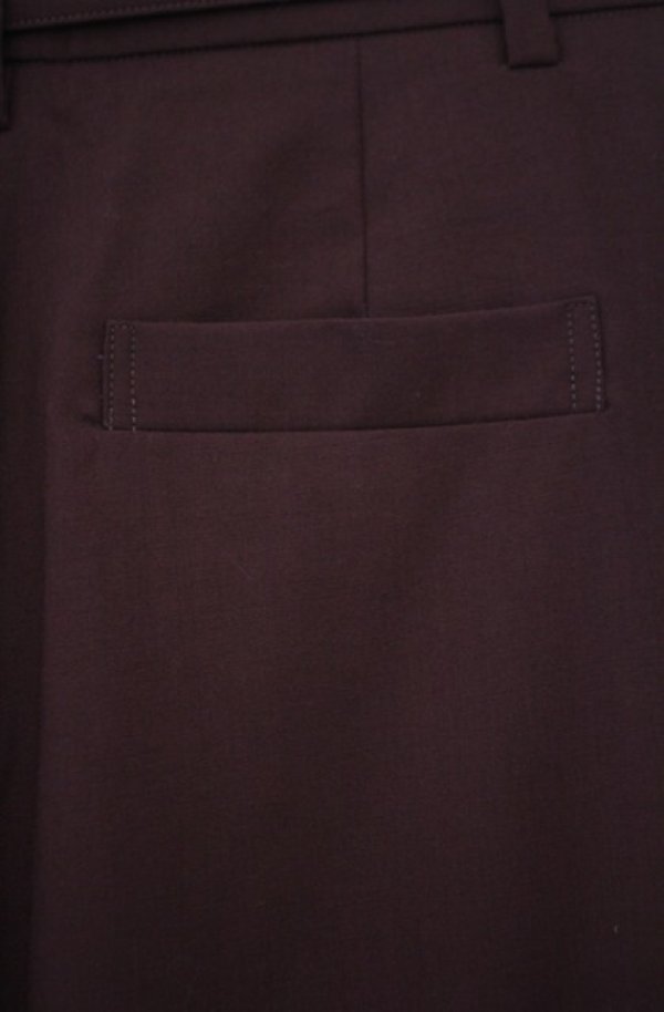 画像4: ヴィヴィアンウエストウッド MAN 中古 / クレイジーベルトトラウザーズパンツ 44 ワイン  O-26-02-15-010-pa-YM-OS (4)