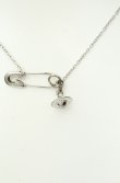 画像2: ヴィヴィアンウエストウッド 中古 / Jubilee Safety Pin ＆ Drop Orb Pendant（ジュビリーセーフティピン＆ドロップオーブペンダント）  シルバー  O-26-02-15-103-nl-YM-OS (2)