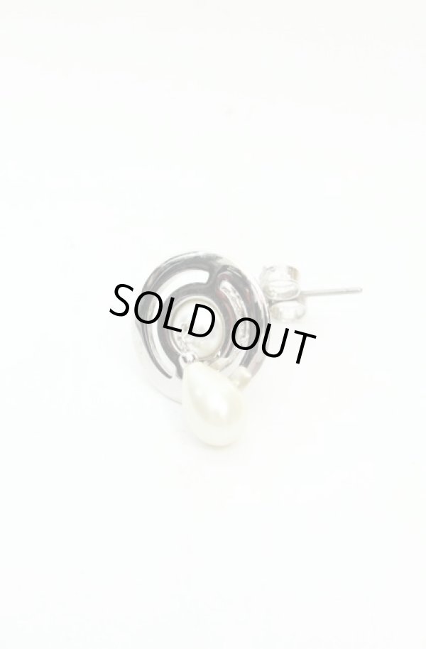 画像3: ヴィヴィアンウエストウッド MAN 中古 / MAN. PEARL DROP シングルピアス  シルバー  O-26-02-15-104-ac-YM-ZH (3)