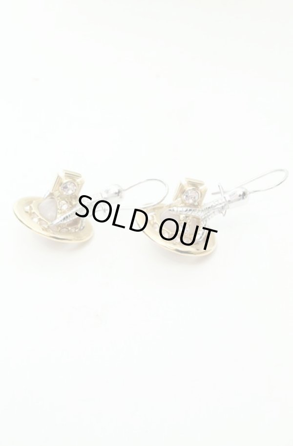 画像4: ヴィヴィアンウエストウッド 中古 / GILDA 3D イヤリング  シルバーｘゴールド  O-26-02-15-105-ac-YM-OS (4)