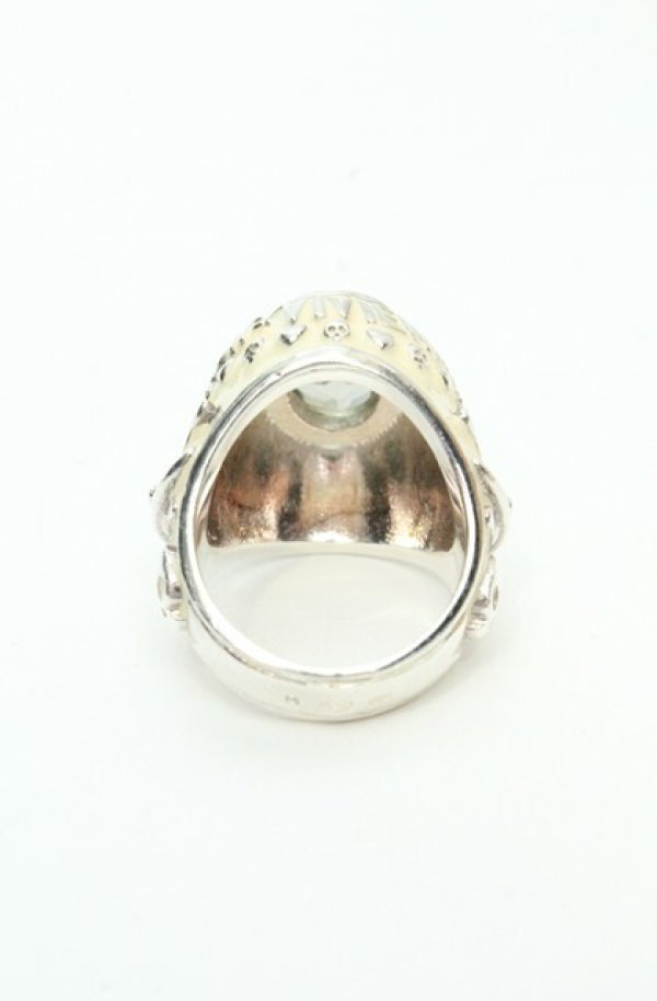 画像5: ヴィヴィアンウエストウッド 中古 / カレッジリング M(約15号） ホワイトｘクリア  O-26-02-15-106-rg-YM-OS (5)