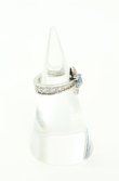 画像2: ヴィヴィアンウエストウッド 中古 / Maitena リング XXS（5号） シルバーｘアクアブルー  O-26-02-15-107-rg-YM-OS (2)