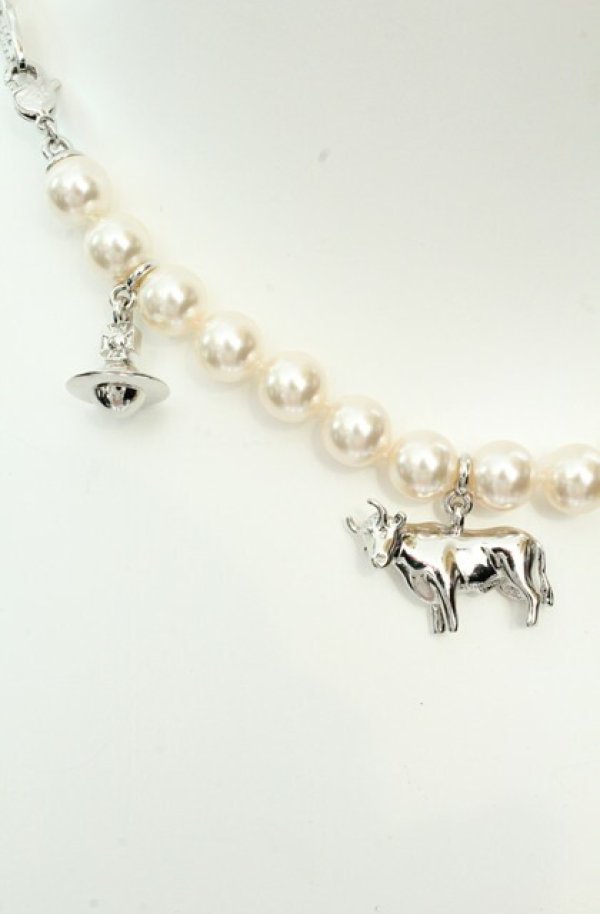 画像2: ヴィヴィアンウエストウッド 中古 / MAN ANGLO PEARLネックレス    O-26-02-15-109-ac-IG-OS (2)