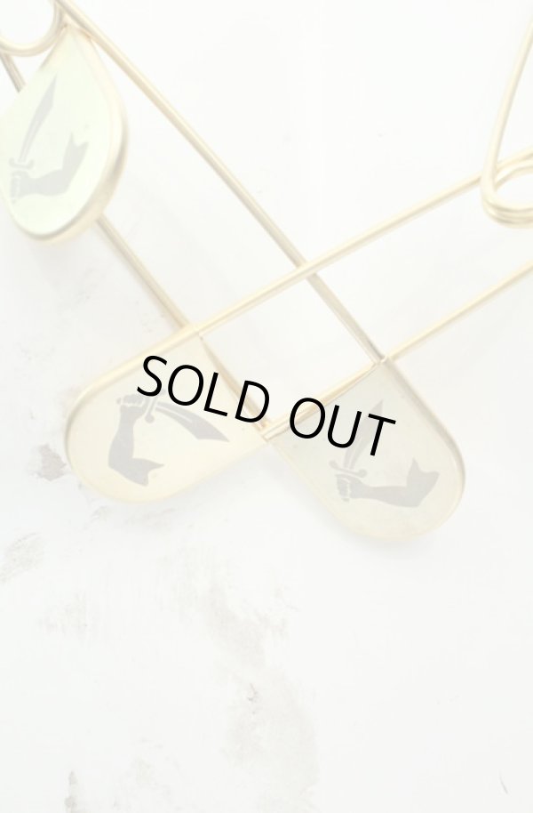 画像2: ANGLOMANIA 中古 / セーフティーピンネックレス  ゴールド  O-26-02-15-110-ac-YM-OS (2)