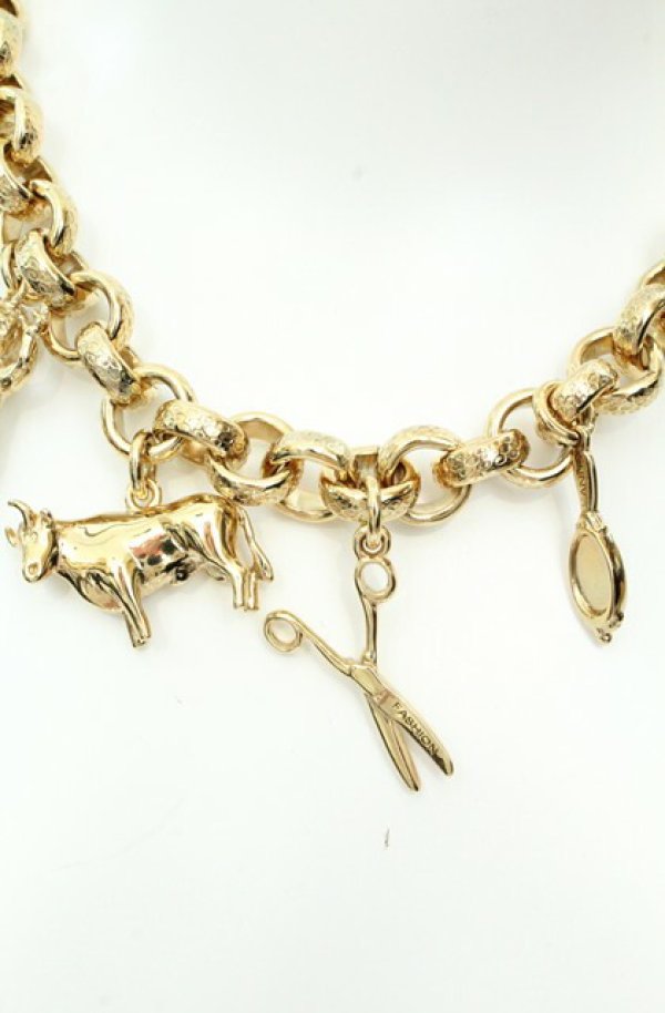 画像4: ヴィヴィアンウエストウッド 中古 / ANGLOチェーンネックレス  ゴールド  O-26-02-15-111-ac-YM-OS (4)