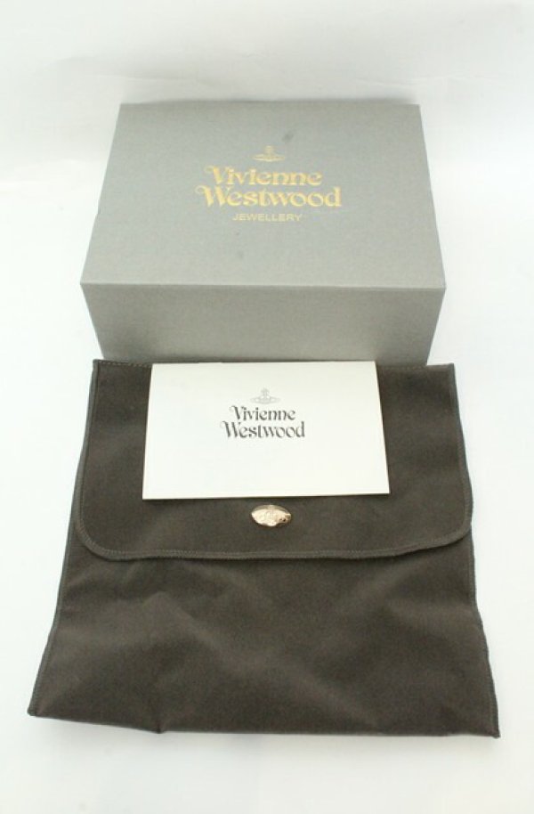 画像7: ヴィヴィアンウエストウッド 中古 / Crystal Dropジャイアントペンダント  シルバー  O-26-02-15-114-nl-YM-OS (7)