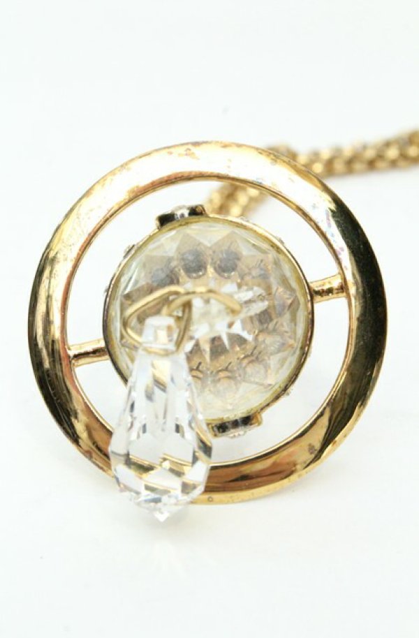 画像5: ヴィヴィアンウエストウッド 中古 / Crystal Dropスモールペンダント  ゴールド  O-26-02-15-116-nl-YM-OS (5)