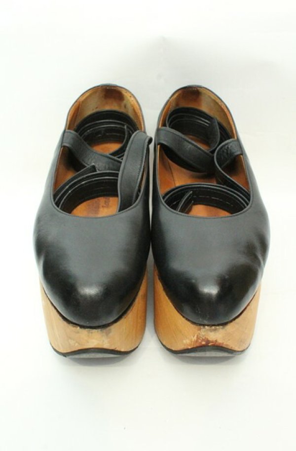 画像2: ヴィヴィアンウエストウッド 中古 / ロッキンホースバレリーナ アウトソール24.5cm ブラック  O-26-02-15-120-bl-YM-OS (2)