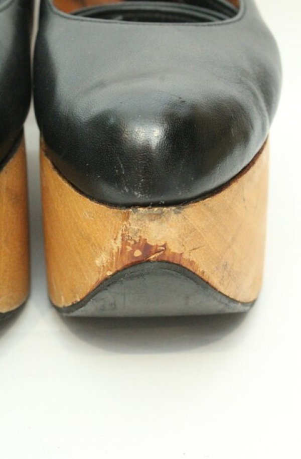 画像3: ヴィヴィアンウエストウッド 中古 / ロッキンホースバレリーナ アウトソール24.5cm ブラック  O-26-02-15-120-bl-YM-OS (3)