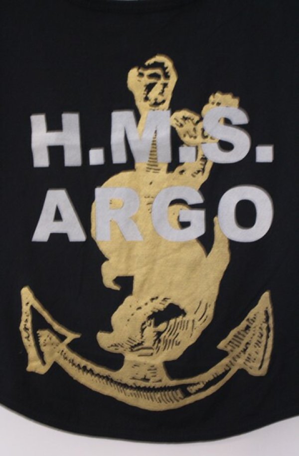 画像2: ANGLOMANIA 中古 / H.M.S. ARGO タンクトップ Ｓ ブラック  O-26-02-15-014-to-IG-OS (2)