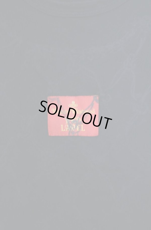画像2: ヴィヴィアンウエストウッド 中古 / ネットプリントTシャツ S ブラック  O-26-02-15-015-ts-IG-OS (2)
